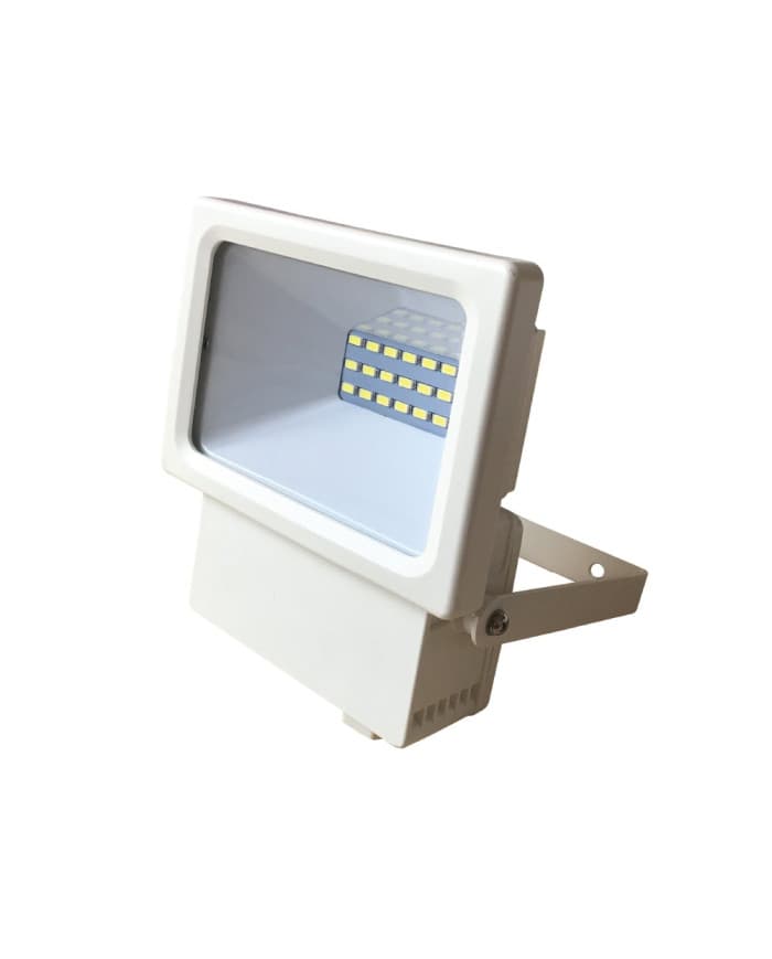 Reflektor LED-SMD-Floodlight-220-240-10W-6000K-800lm-IP44-White housing