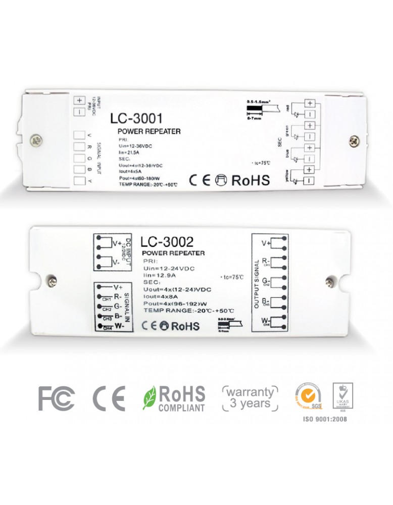 LED REPEATER/AMPLIFIER LC 3001