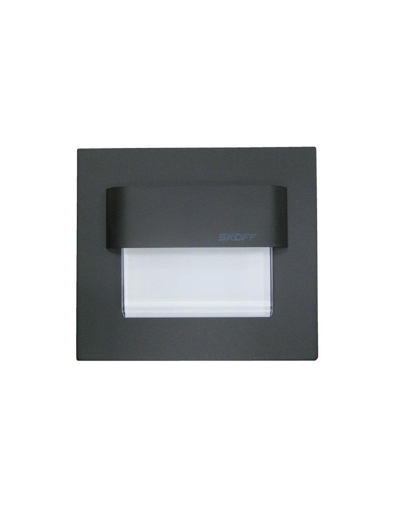 LED flat zidne TANGO BLACK MATT 0,8W 4000K, UGRADNA (wall LED light)