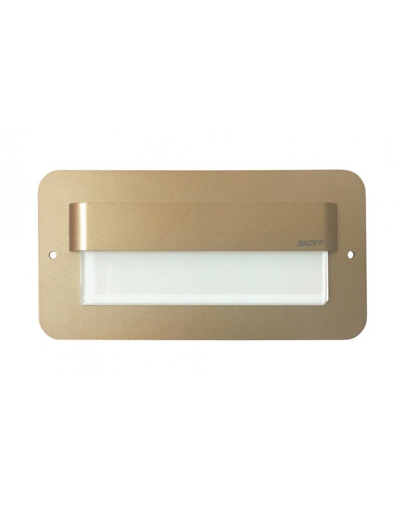 LED flat zidne SALSA MAX MATT BRASS IP20 1,6W wall LED light