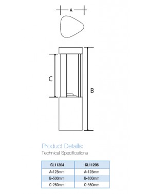 LED vanjska podna GL11204 ANTR. GREY LED 6W IP54 2