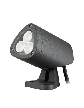 LED vanjska WW12105 ANTR. GREY LED 3W IP65