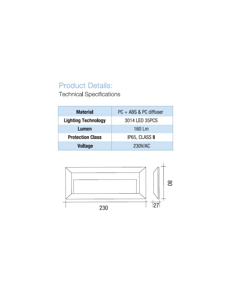 LED vanjska P1502 ANTRACIT SIVA