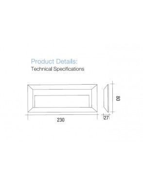 LED vanjska P1501 ANTRACIT SIVA 2
