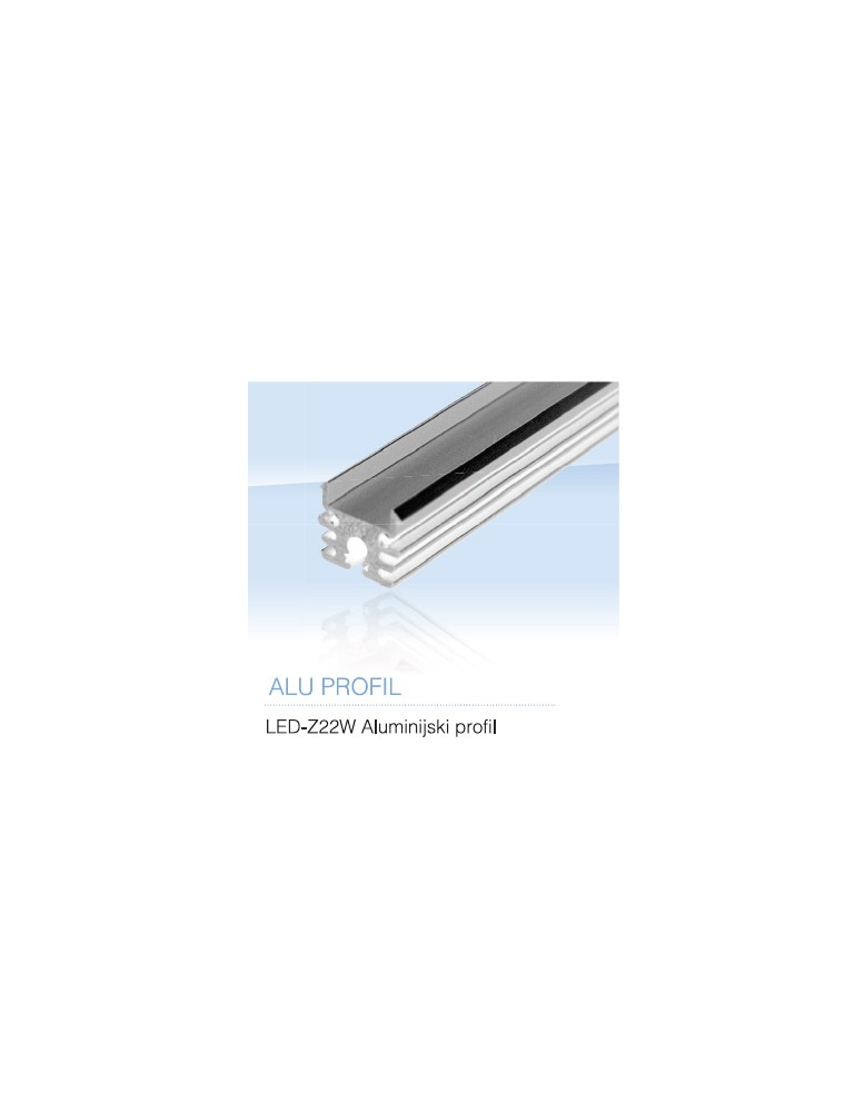 LED Z22W ALUMINIJSKI PROFIL 2M