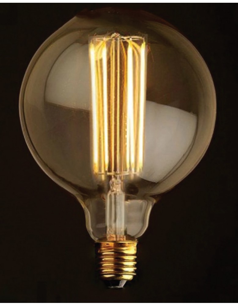 LED žarulja G125 E27 6W 2000 2200K 220 240V FILAMENT