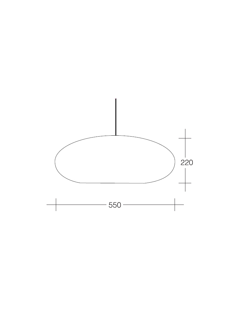 Dekorativna visilica aluminium bakar - mat bijela PD125-3A COPPER/MATT WHITE