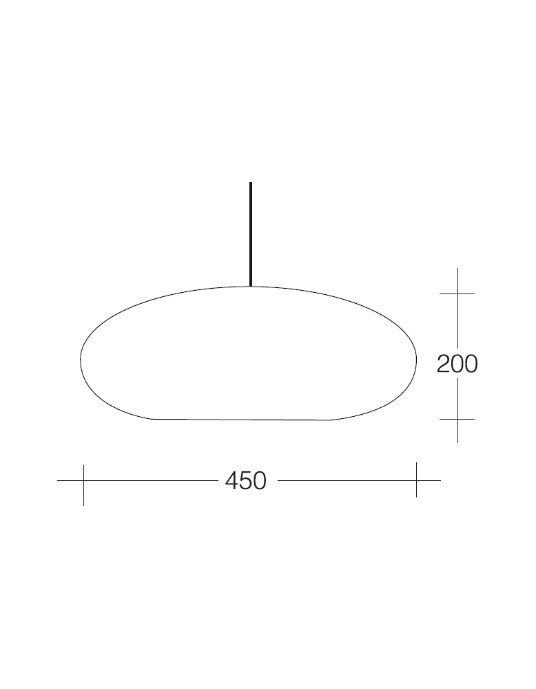 Dekorativna visilica aluminium bronza - mat bijela PD125-3B BRONZE/MATT WHITE
