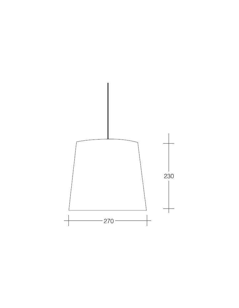 Dekorativna visilica aluminium  PD310-1 2272/7558C