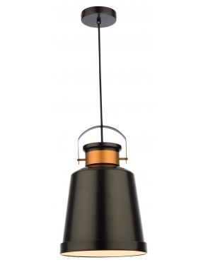 Dekorativna visilica aluminium crna - mat bijela PD303-1 MATT BLACK/MATT WHITE