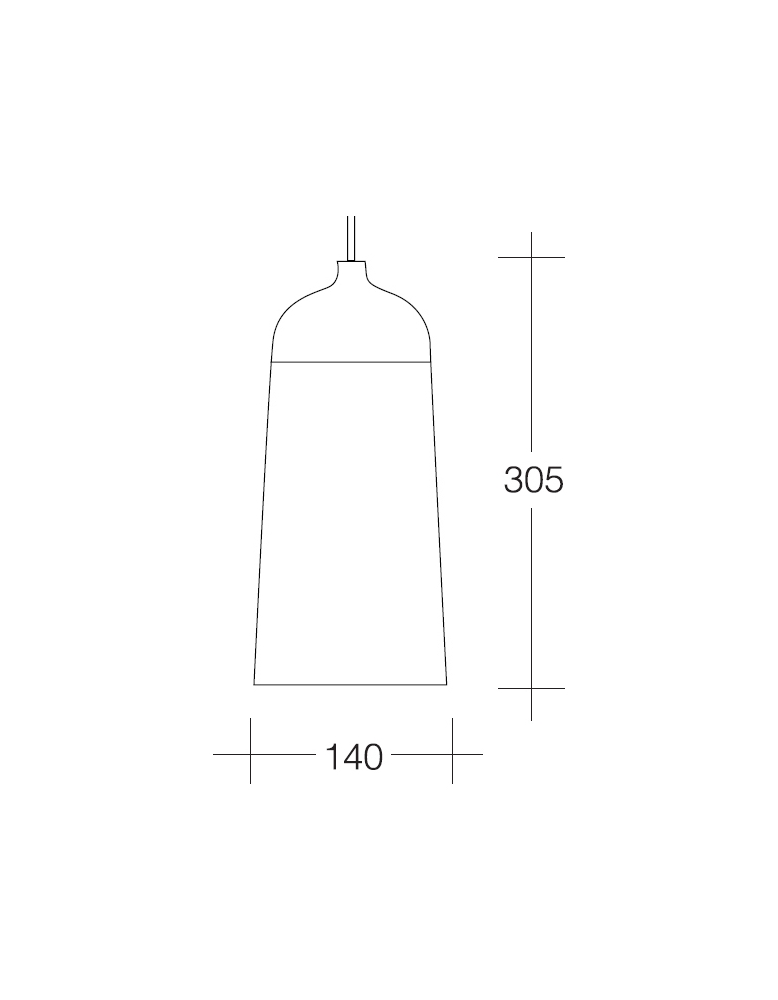Dekorativna visilica aluminium zlato PD315-1D 7527C Zlatna/Zlatna