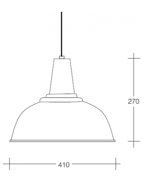 Dekorativna visilica sjajno 2266 - mat bijela PD240-1A SHINY 2266/MATT WHITE 2