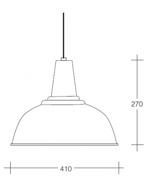 Dekorativna visilica sjajno 2268 - mat bijela PD240-1A SHINY 2268/MATT WHITE 2