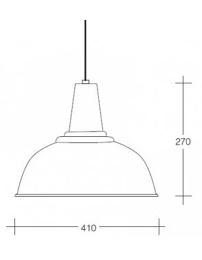 Dekorativna visilica sjajno 2267 - mat bijela PD240-1A SHINY 2267/MATT WHITE 2
