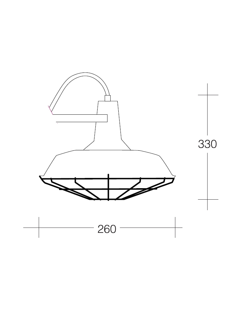Dekorativna zidna rustik WL 101-1A RUST
