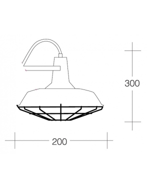 Dekorativna zidna mat crna WL 101-1B MAT BLACK 2