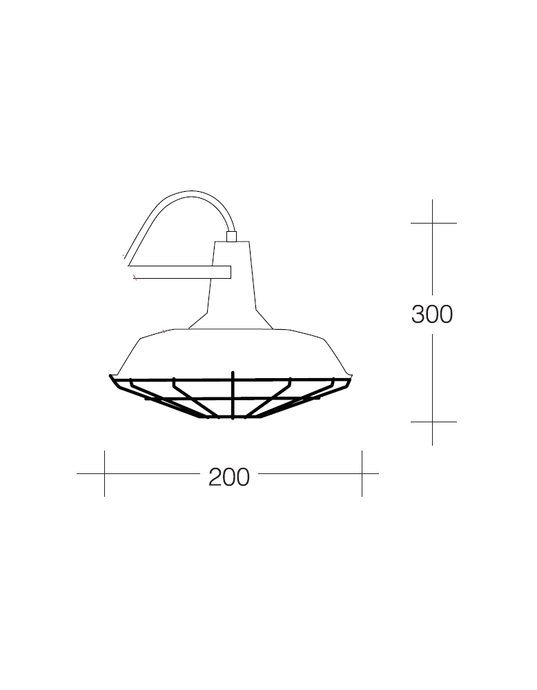 Dekorativna zidna mat crna WL 101-1B MAT BLACK