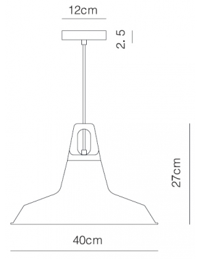 Dekorativna visilica GIPPY PD403-1 48A4231  2295 2