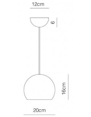 Dekorativna visilica MAMIA PD301-1 48A4277 2