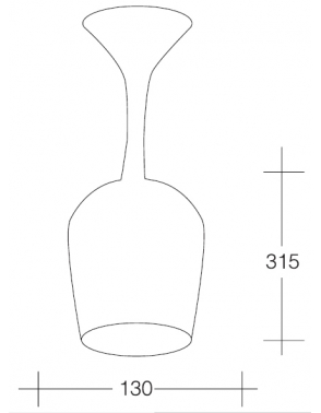 Dekorativna visilica bijela PD124-7 WHITE 2