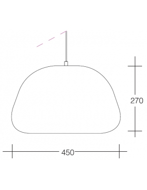 Dekorativina visilica bijela PD120-1A WHITE 2