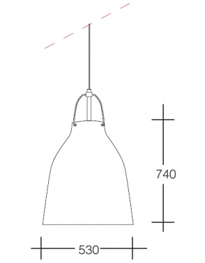 Dekorativna visilica crna PD69-1A BLACK 2
