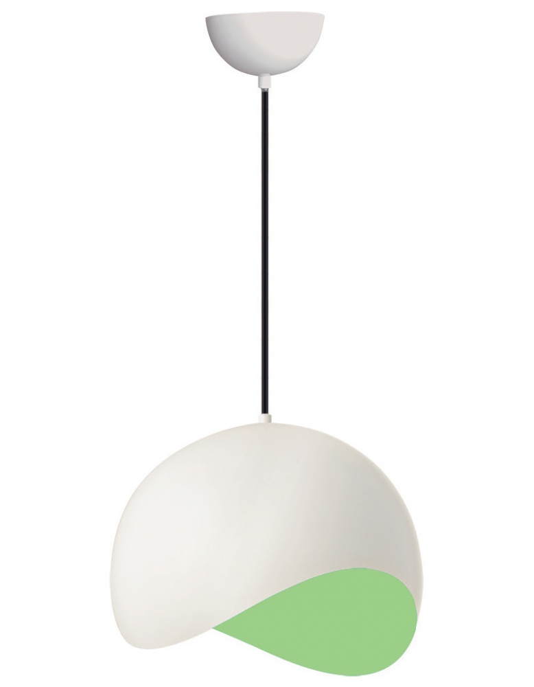 Dekorativna visilica bijela - zelena PD103-1 WH/GREEN