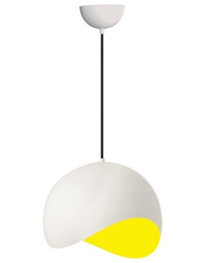 Dekorativna visilica bijela - žuta PD103-1 WH/YELLOW