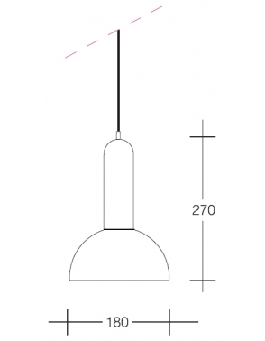 Dekorativna visilica crna - zlato PD65-1B BLACK/Zlatna 2