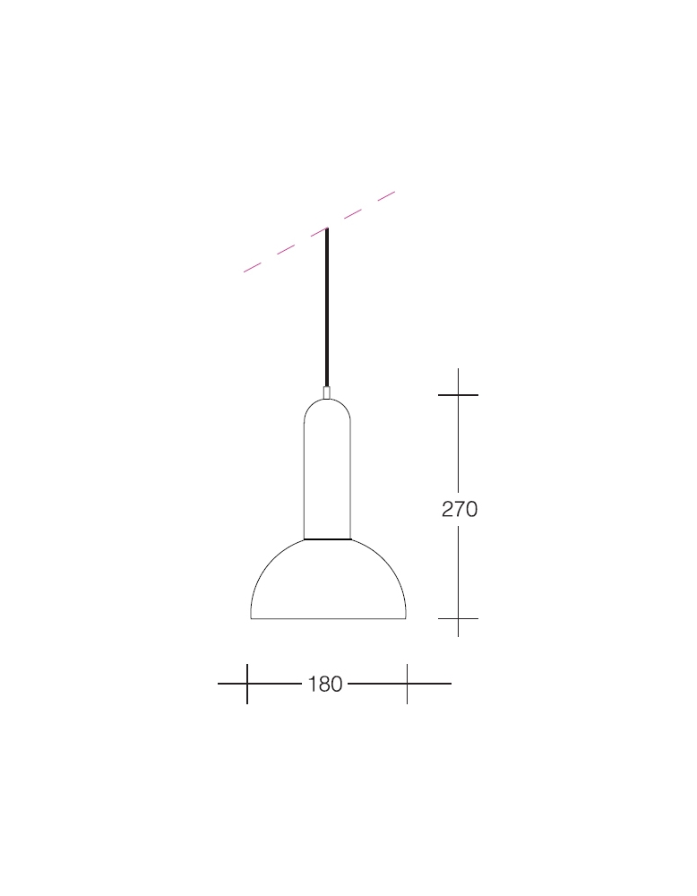 Dekorativna visilica crna - zlato PD65-1B BLACK/Zlatna