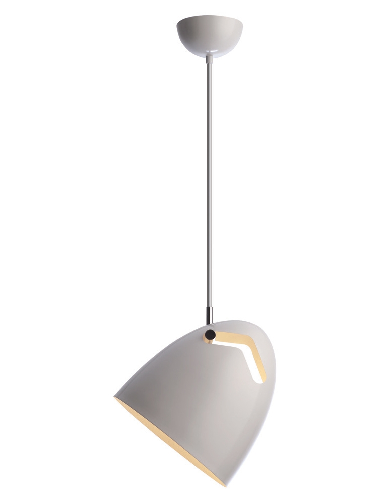 Dekorativna visilica bijela PD231-1B MAT WHITE