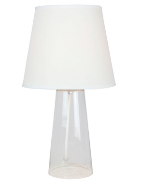 Dekorativna stolna prozirna - bijela LT4101 CLEAR/WHITE
