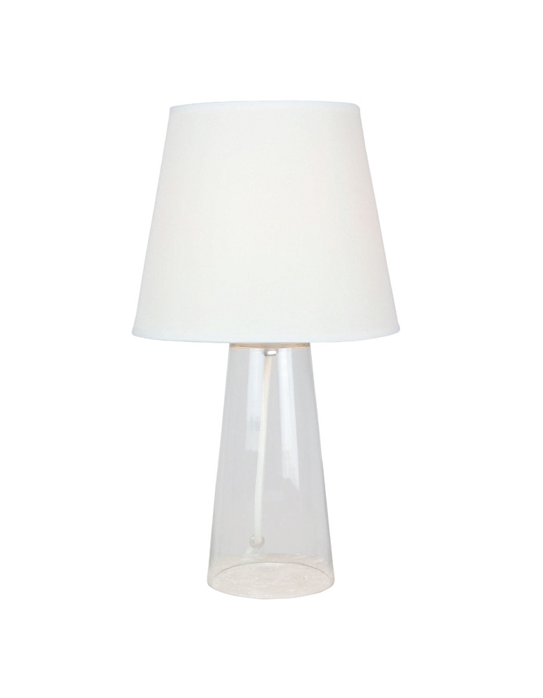 Dekorativna stolna prozirna - bijela LT4101 CLEAR/WHITE