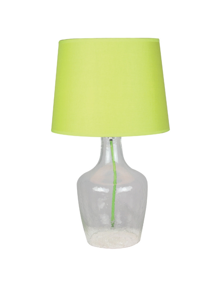Dekorativna stolna prozirna - zelena LT4132 CLEAR/GREEN