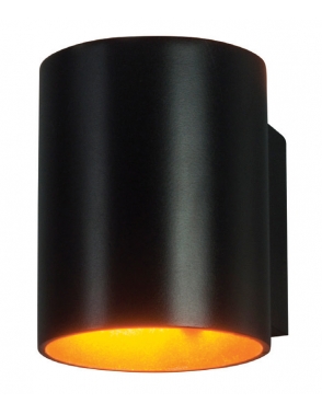 Dekorativna stropna crna - zlatna MURO TONDO BK/Zlatna