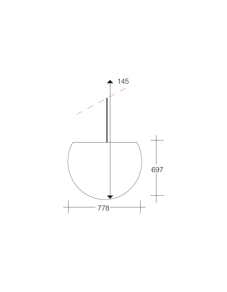 Dekorativna luster bijela srebrna PD0049D28 PU01 WH/Srebrna
