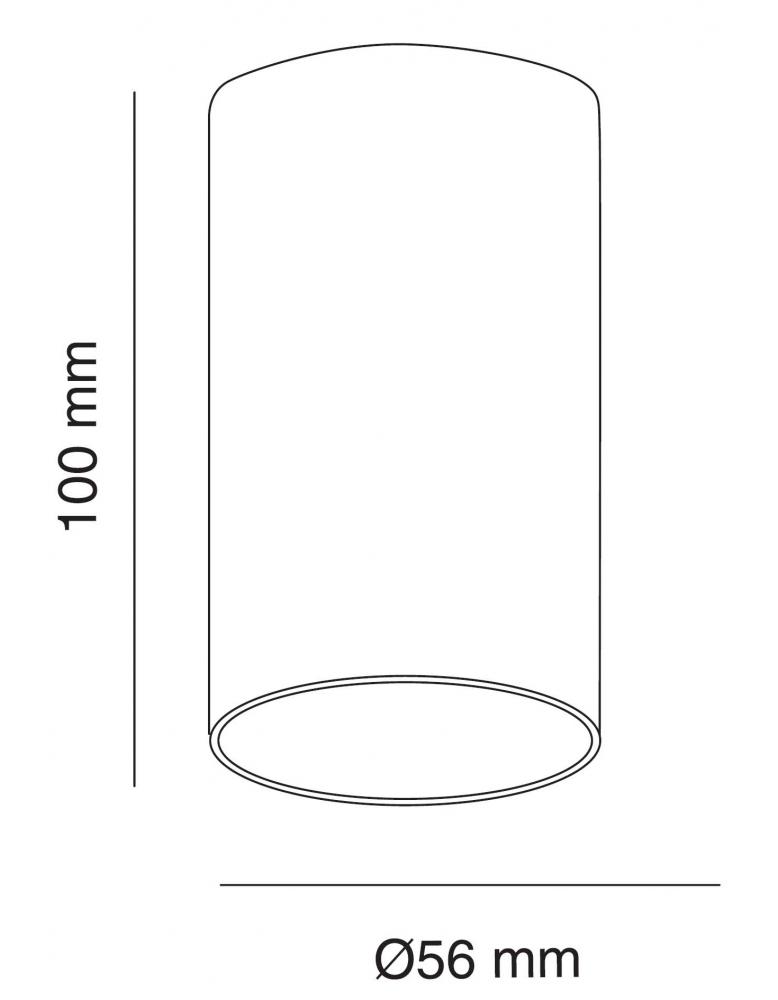 Nagradbena spot rasvjeta ROTONDO MINI 100/56 ALU tamno siva