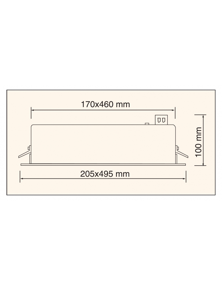 Ugradbena spot rasvjeta ELC-3111 srebrna