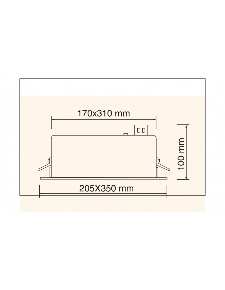 Ugradbena spot rasvjeta ELC-2111 srebrna