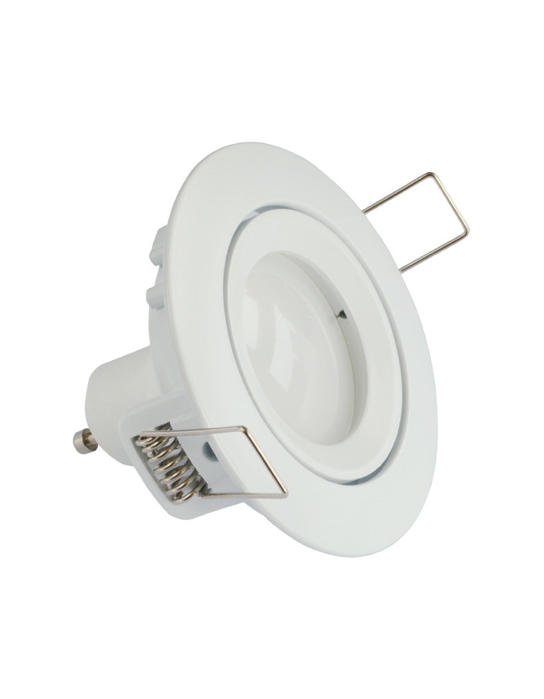 Led GU10 set okrugli LED-F-RS+SMD GU10-230V-5W-4000K+GU10 Socket