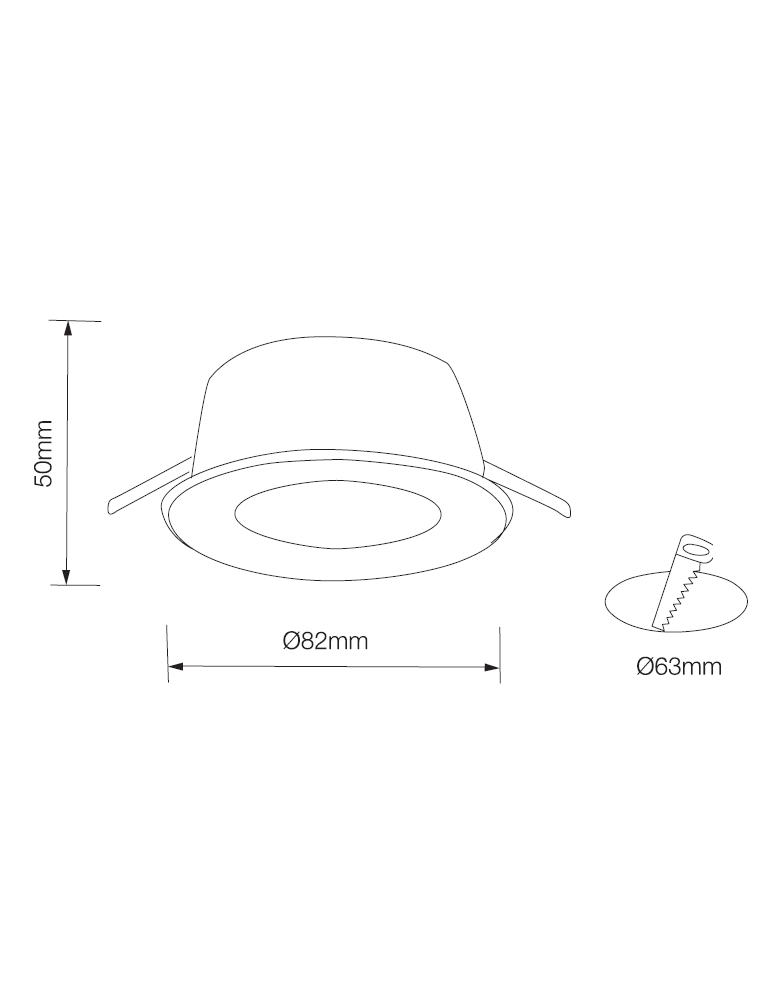 Led GU10 set okrugli LED-IP65-SMD-SPOT LIGHT 3000K