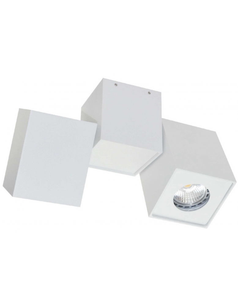 Nagradbena spot rasvjeta FARETTO Q2 ALU bijela