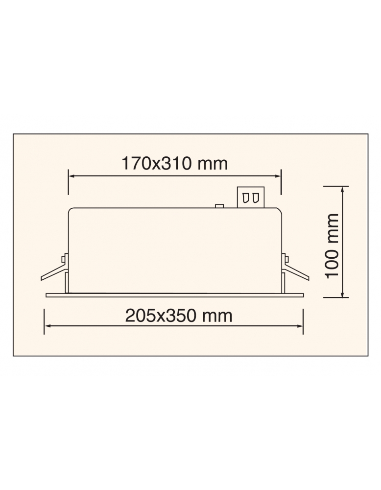Ugradbena spot rasvjeta ELC-2111 bijelaITE