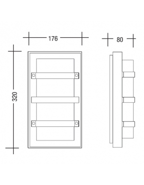 Vanjska SG rasvjeta TRIO E27 GALVANIZED 2