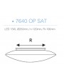 LED plafonjera 7640 OP SAT 15W 1000lumena 4000K 