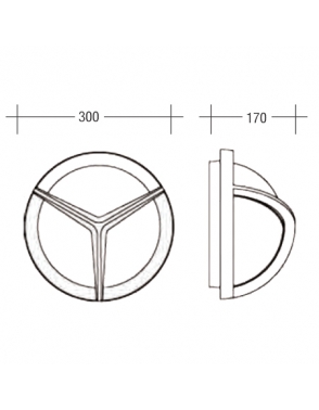 Vanjska SG rasvjeta SPIDER 2XE27 WHITE 2