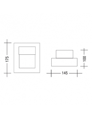 Vanjska zidna rasvjeta 91211 GREY 2