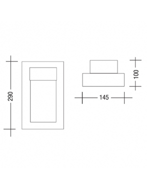 Vanjska zidna rasvjeta 91218 GREY 2