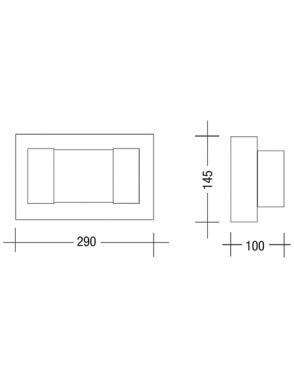 Vanjska zidna rasvjeta 91215 GREY 2