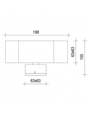 Vanjska zidna rasvjeta WM052 MATT WHITE 2